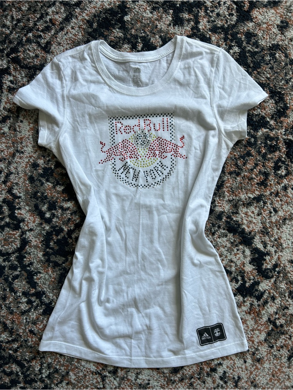 adidas x redbull new york rhinestone t-shirt